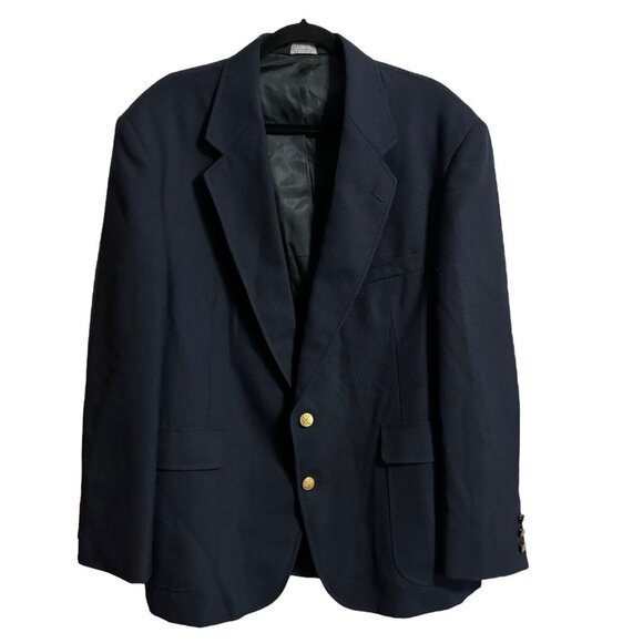 Ivy Crew Men's Sport Coat Blazer Jacket 2 Button‎ Lined Blue Size 44/31 - Picture 1 of 6